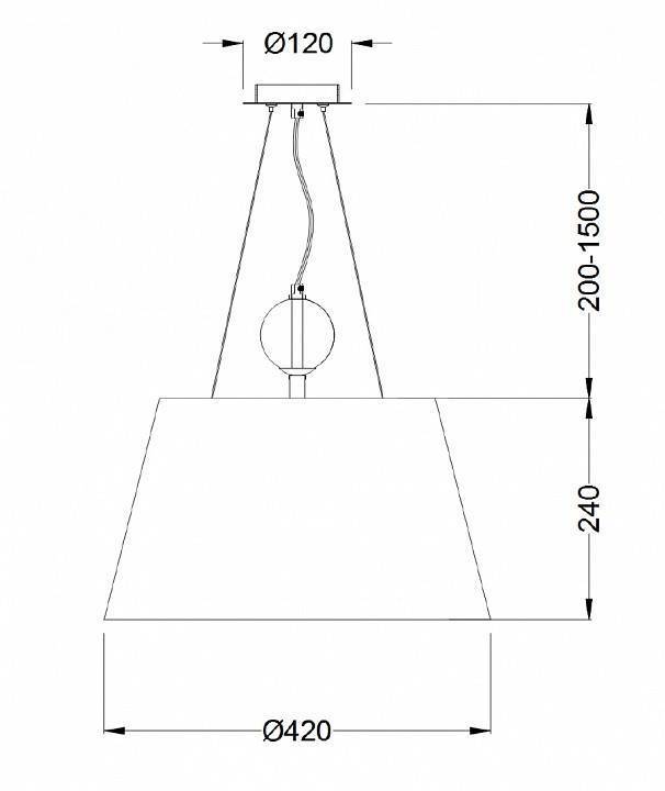 Подвесной светильник Maytoni Bergamo MOD613PL-03W