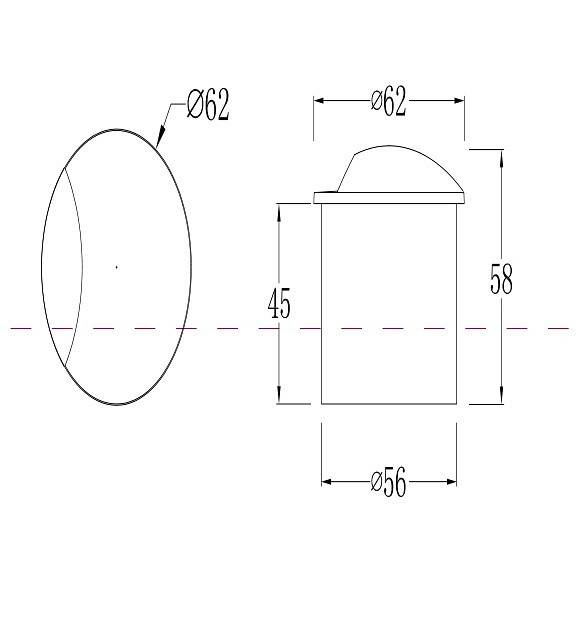 Светильник встраиваемый в грунт Maytoni Biscotti O035-L3W3K