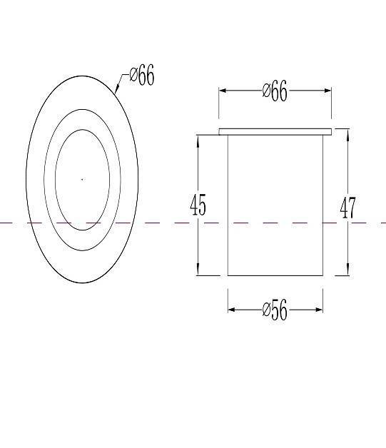 Светильник встраиваемый в грунт Maytoni Limo O037-L3B3K