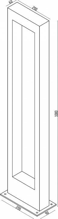 Уличный светильник Maytoni Bonn O425FL-L10GF