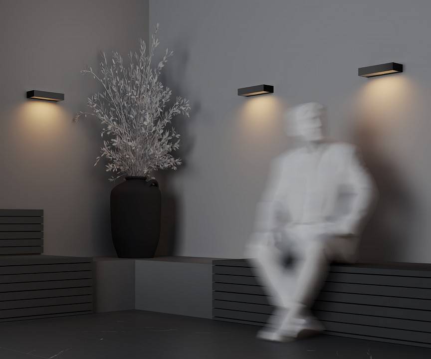 Светильник накладной Maytoni Lot 10 Вт 3000K золотой O428WL-L10GF3K