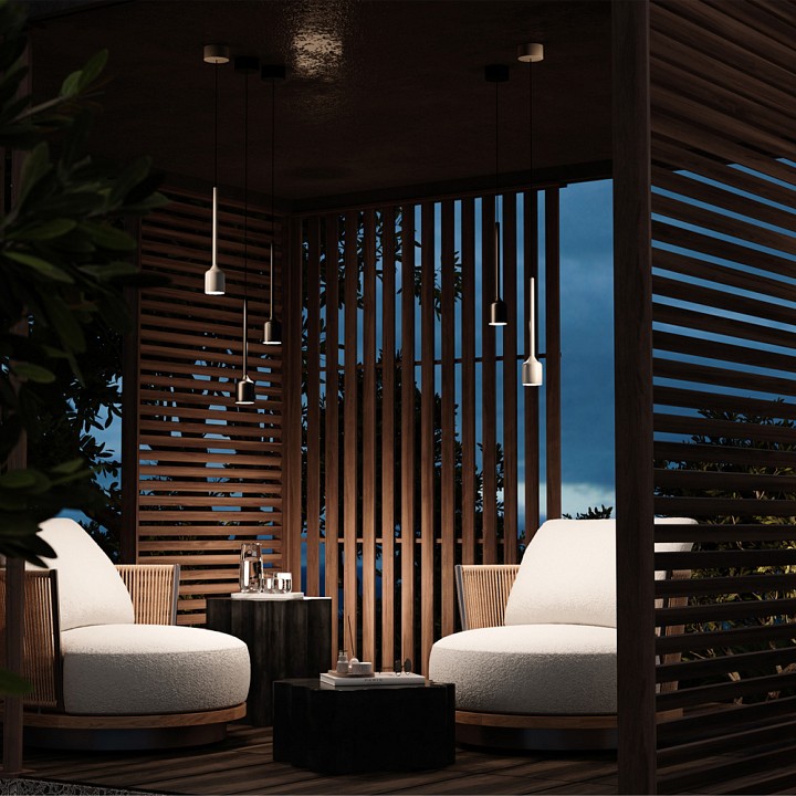 Подвесной светильник Maytoni Apex 8 Вт 3000K O491PL-L8W3K