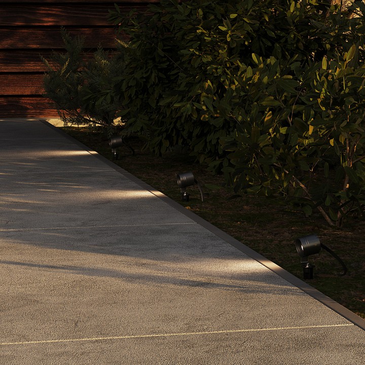 Уличный наземный светильник Maytoni Clyde O493FL-L3GF3K