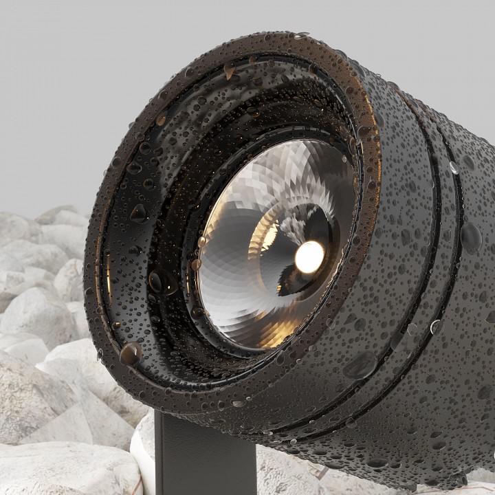 Уличный наземный светильник Maytoni Clyde O493FL-L3GF3K