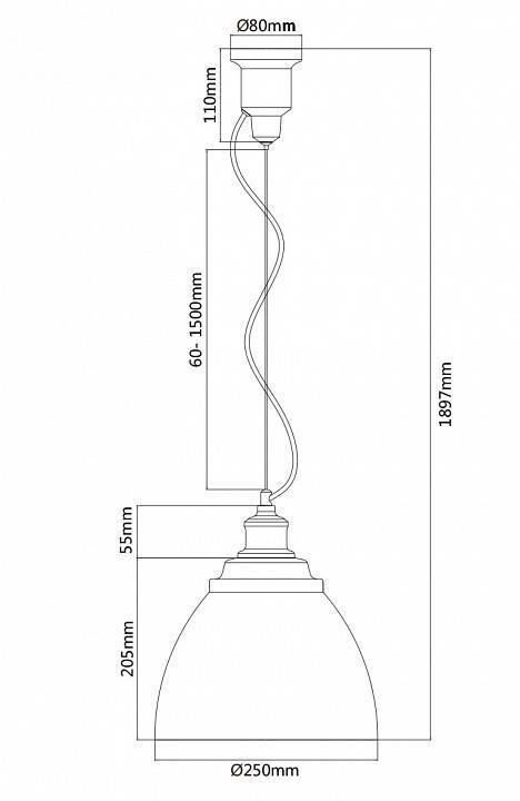 Подвесной светильник Maytoni Bellevue P534PL-01W