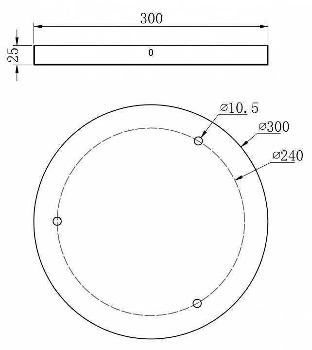 Основание Maytoni Universal base SPR-BASE-R-03-W