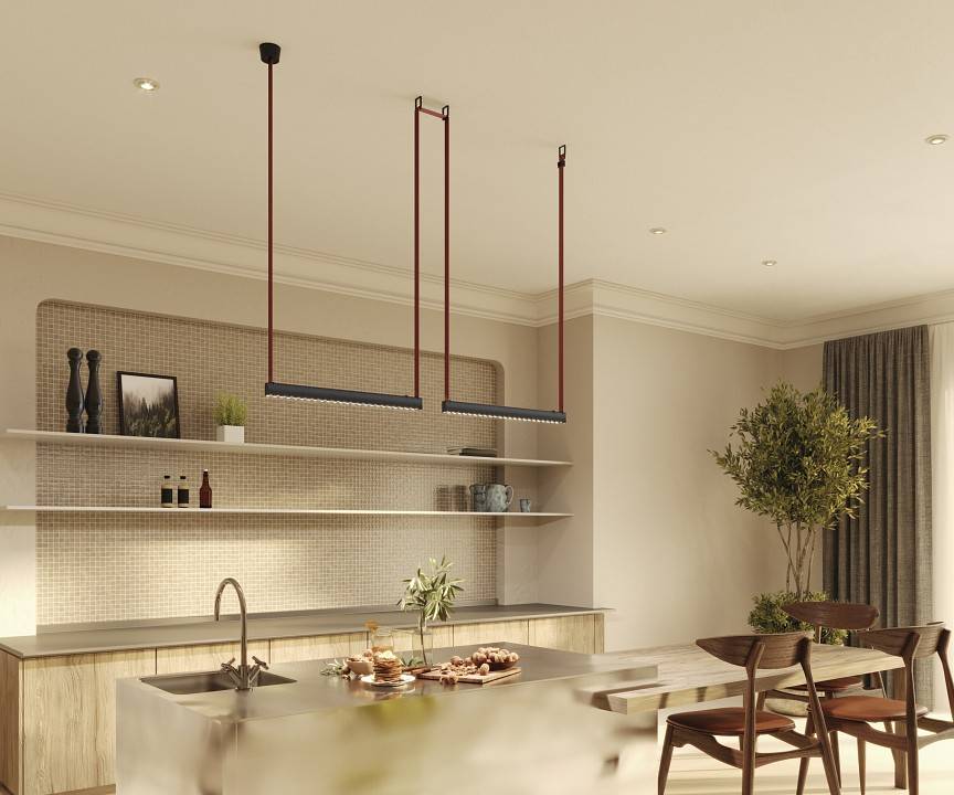 Накладной светильник Maytoni Points 24 Вт 3000 К черный TR128B-24W3K-M-B