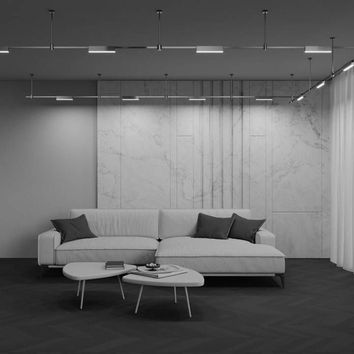 Накладной светильник Maytoni Basis TR151-1-12W4K-BS