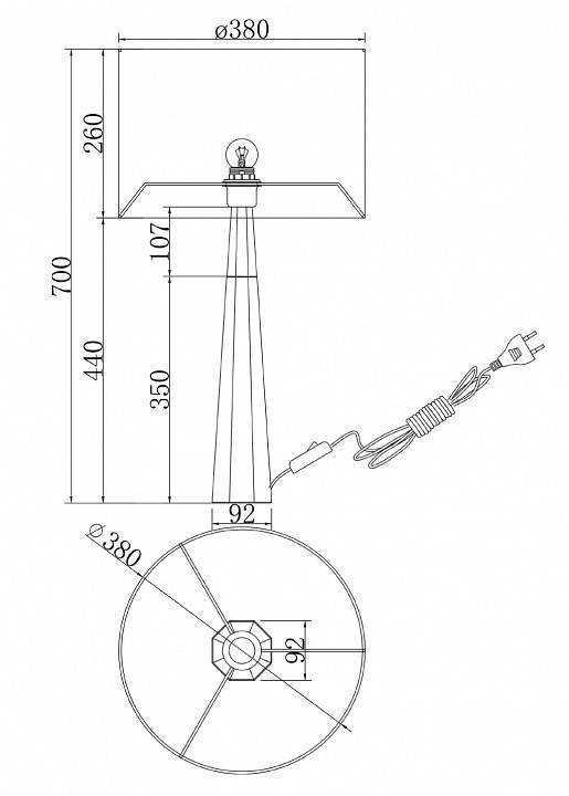 Настольная лампа декоративная Maytoni Bianco Z030TL-01BS1