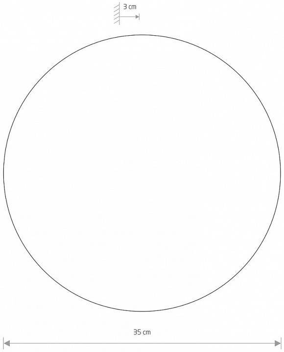 Накладной светильник Nowodvorski Ring LED L 10348