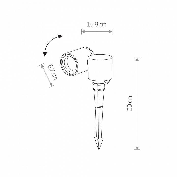 Светильник уличный наземный Nowodvorski Tubings M 8161