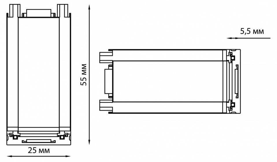 Соединитель угловой внутренний для треков Novotech Smal 135214