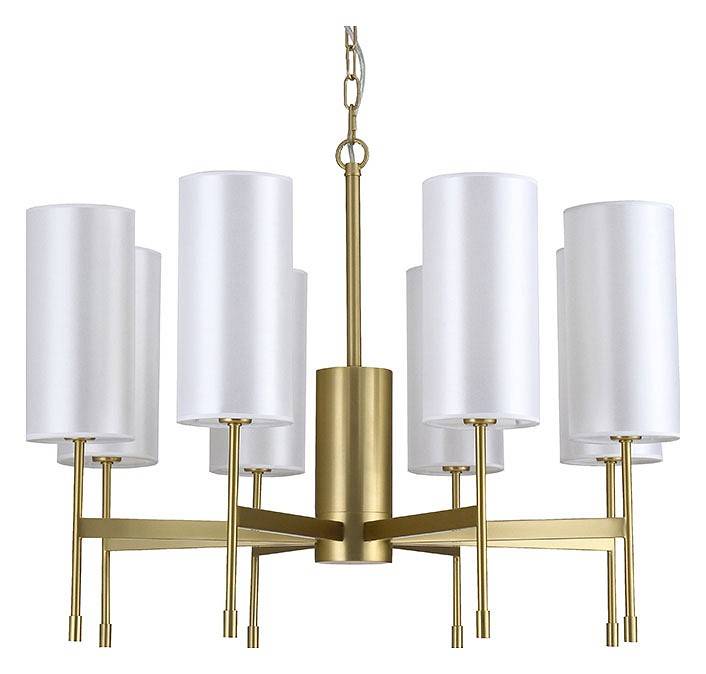 Подвесная люстра Newport 7320 7328/C brass без абажуров 7328/C