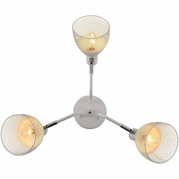 Потолочная люстра Reluce 01581-3.3-03 WH+CR