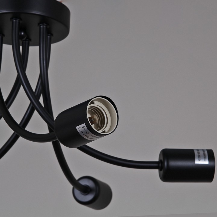 Люстра потолочная De City 01730-0.3-08 BK