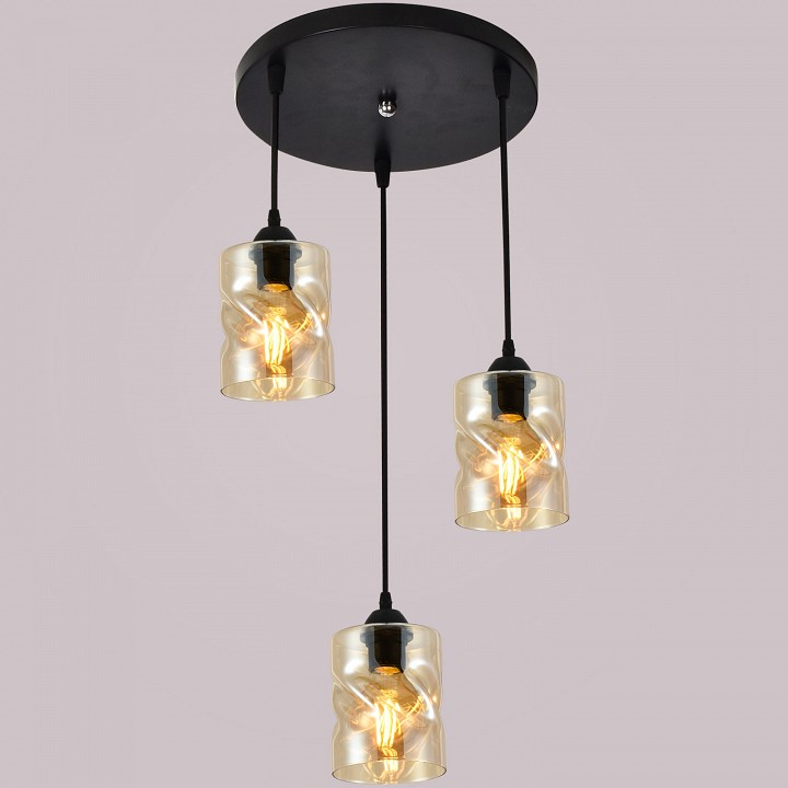 Подвесной светильник 03012-1 03012-0.9-03 BK