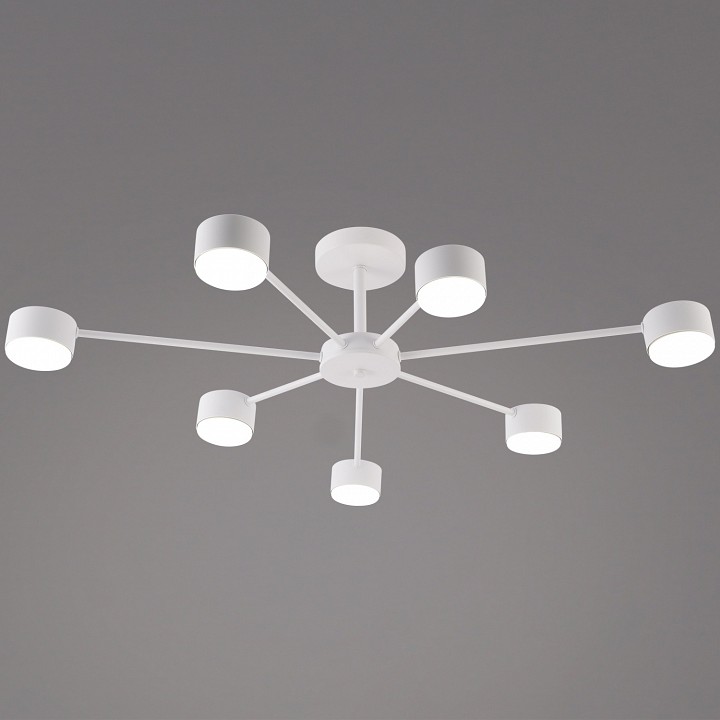 Люстра на штанге De Markt 03735-0.3-07 7 ламп белый GX53 03735-0.3-07 WT GX53