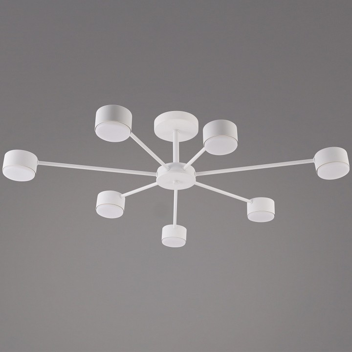 Люстра на штанге De Markt 03735-0.3-07 7 ламп белый GX53 03735-0.3-07 WT GX53