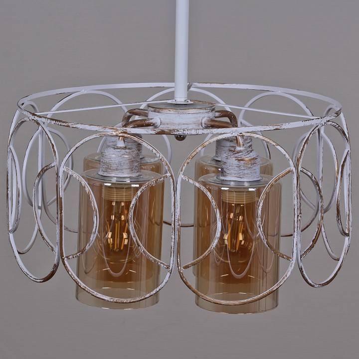 Люстра на штанге Reluce 03883 03883-0.4-04 WH+GD