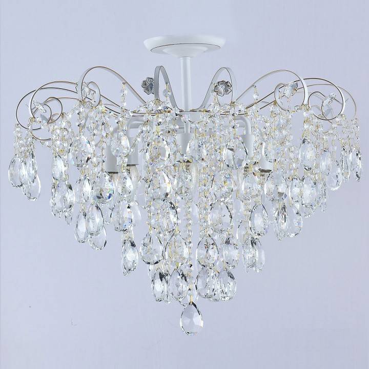 Люстра на штанге Reluce 04055 04055-0.3-07 WH+GOLD PN