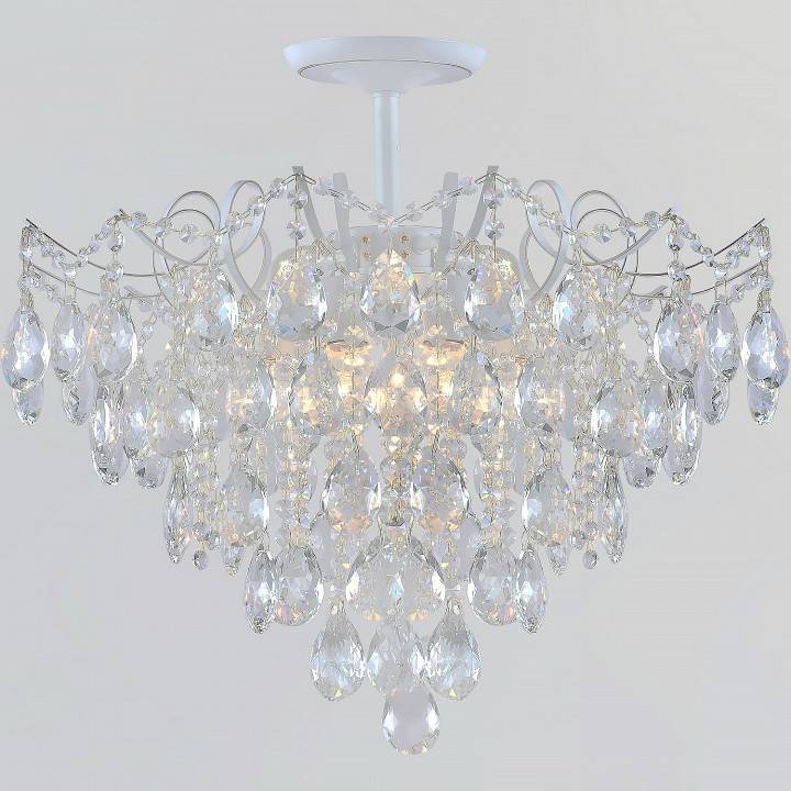 Люстра на штанге Reluce 04058-1 6 ламп WH+GOLD PN 04058-0.3-06 WH+GOLD PN