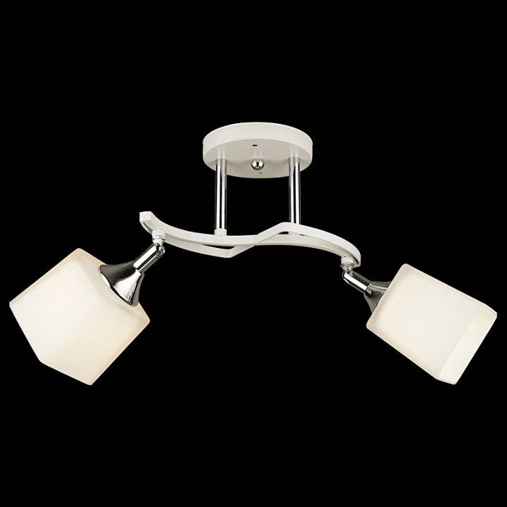 Светильник на штанге Reluce 04483 2 лампы белый хром 04483-0.3-02 WT+CH