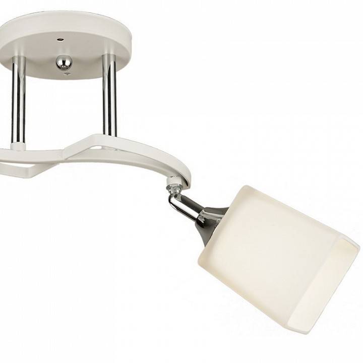 Светильник на штанге Reluce 04483 2 лампы белый хром 04483-0.3-02 WT+CH