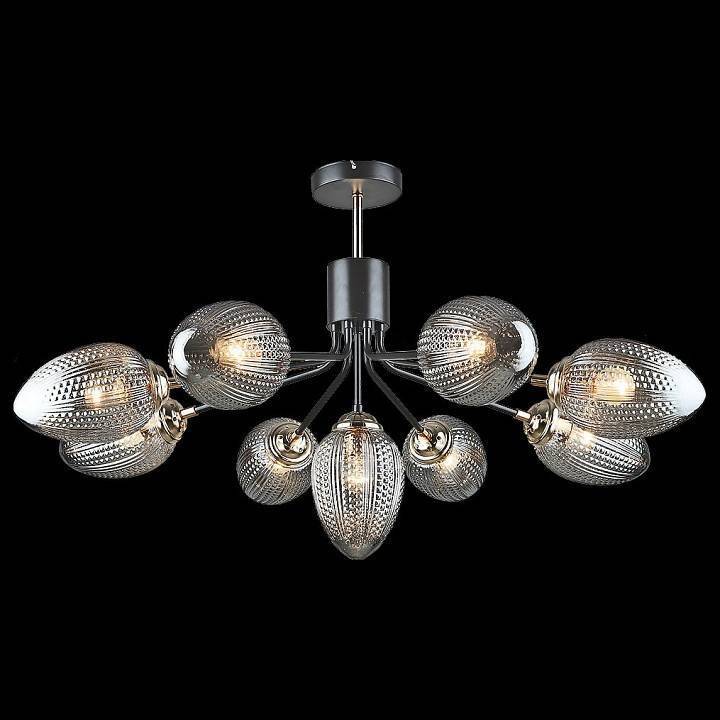 Люстра на штанге Reluce 05126 9 ламп 05126-0.3-09 COFFEE+FGD