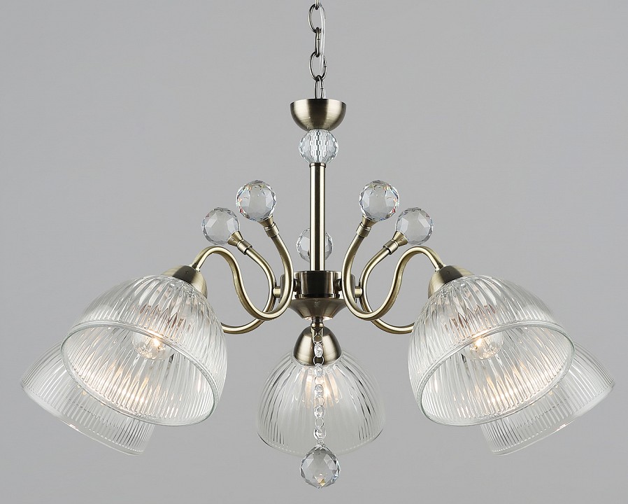 Подвесная люстра De Markt Ариадна 5 ламп 06142-0.4-05 AB