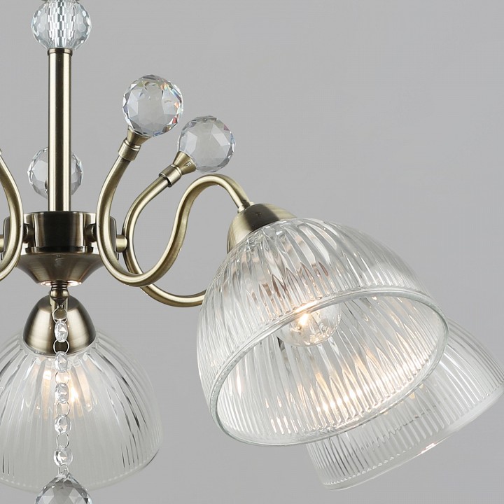 Подвесная люстра De Markt Ариадна 5 ламп 06142-0.4-05 AB