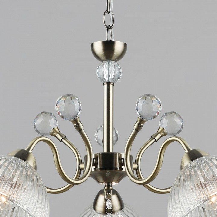 Подвесная люстра De Markt Ариадна 5 ламп 06142-0.4-05 AB