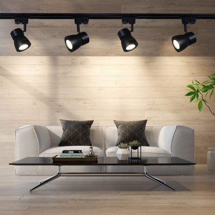 Светильник на штанге  06302-9.3-001RN MR16 BK