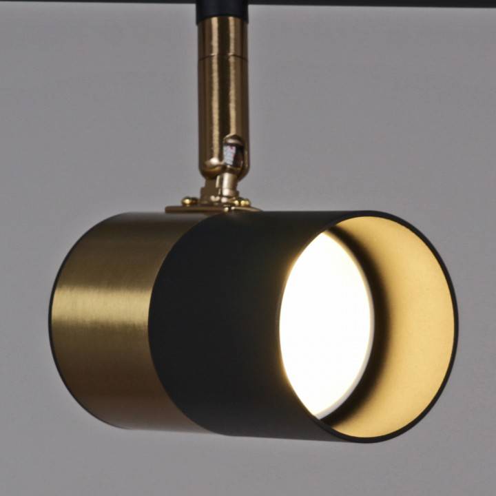 Спот De Markt Ракурс 3хGU10 черный медь 06664-0.8-03 BK+COP