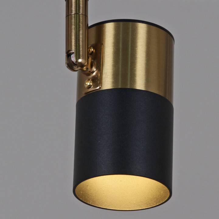 Спот De Markt Ракурс 3хGU10 черный медь 06664-0.8-03 BK+COP