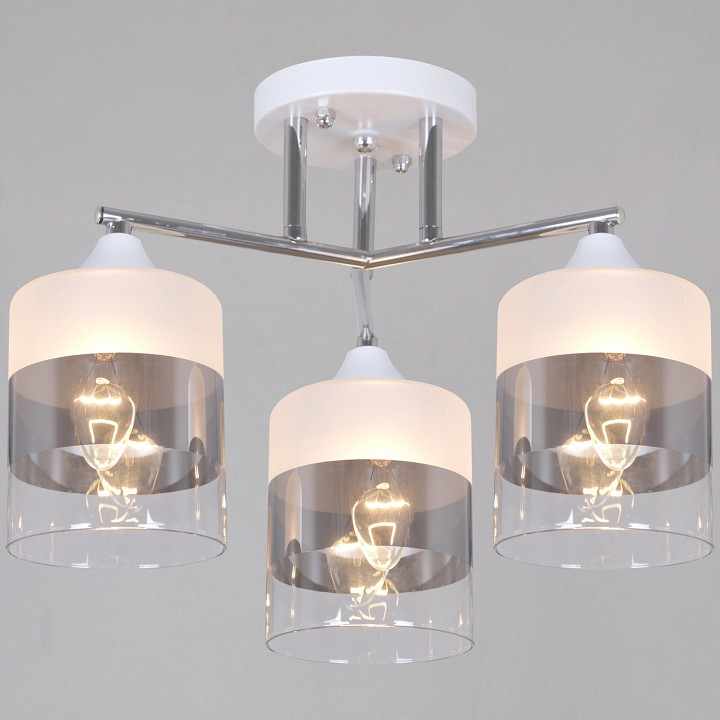 Люстра на штанге  06916-0.3-03 WH+CR