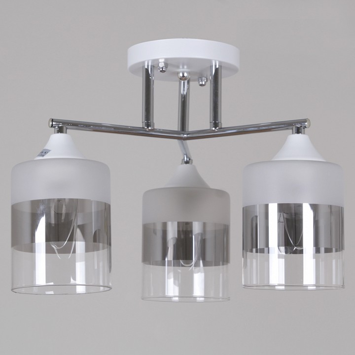 Люстра на штанге  06916-0.3-03 WH+CR