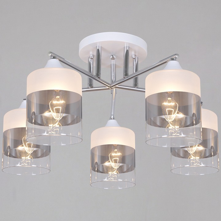 Люстра на штанге  06916-0.3-05 WH+CR