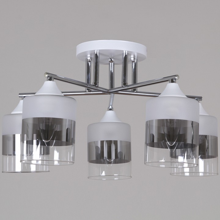 Люстра на штанге  06916-0.3-05 WH+CR