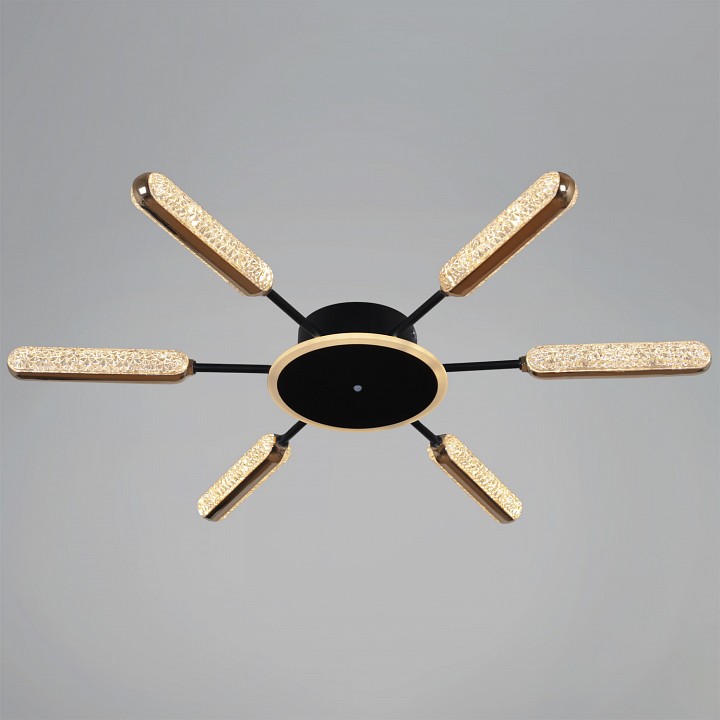 Потолочная люстра  08290-0.3-06 BK+GD