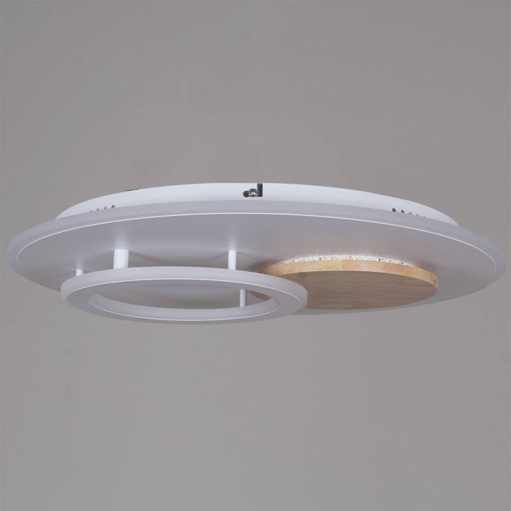 Накладной светильник De Markt Ракурс WH+WOOD 08397-0.5-470 WH+WOOD