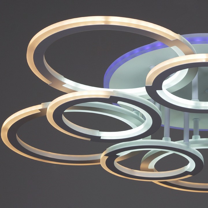 Потолочная люстра De Markt Сити 09820-3.3-5+5A WH (RGB)