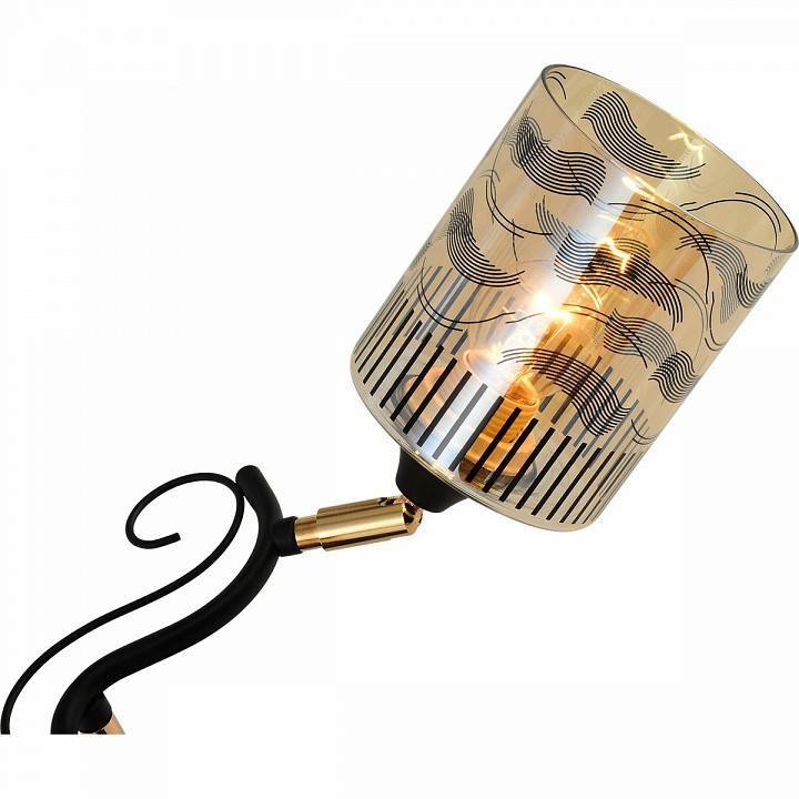 Потолочная люстра Reluce 11313 3 лампы 11313-0.3-03 BK+FGD