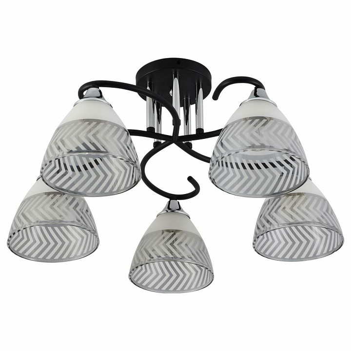 Потолочная люстра 11391 11391-0.3-05B BK+CR