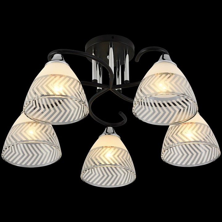 Потолочная люстра 11391 11391-0.3-05B BK+CR