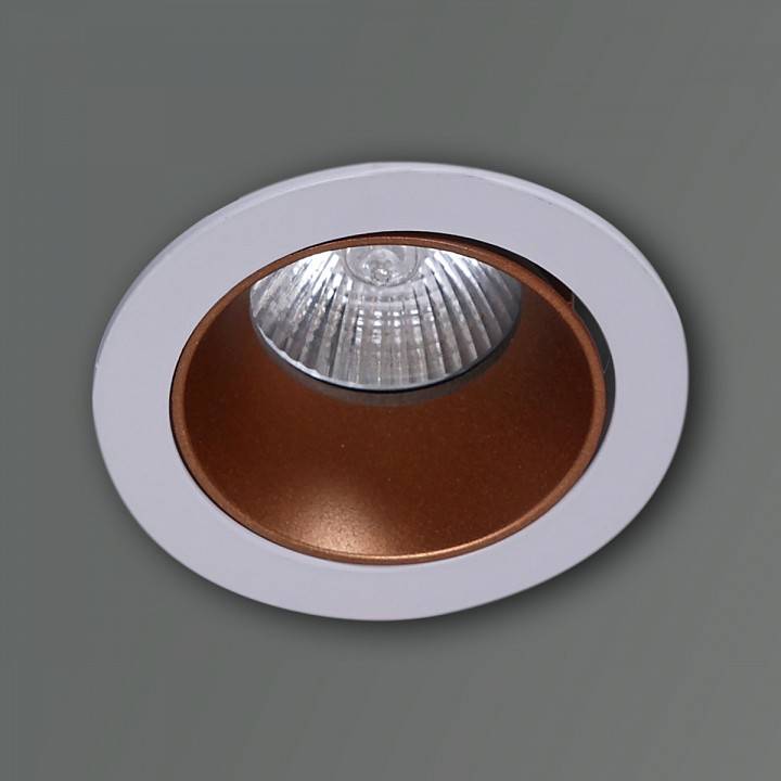 Встраиваемый светильник Reluce 16085 16085-9.0-001PT MR16 WT+ROSE GD