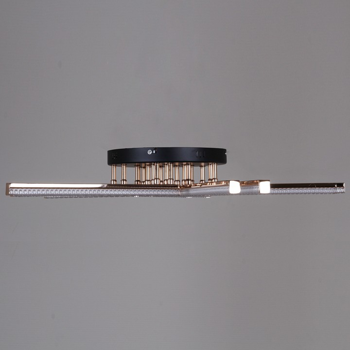 Люстра на штанге  17090-0.3-10 BK+FG