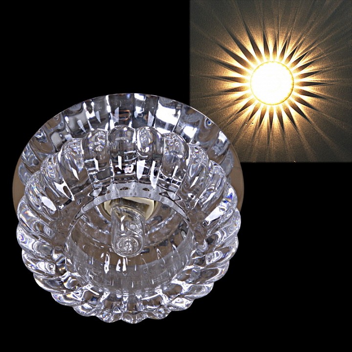 Встраиваемый светильник 17247-9.0-001GS G9 CR