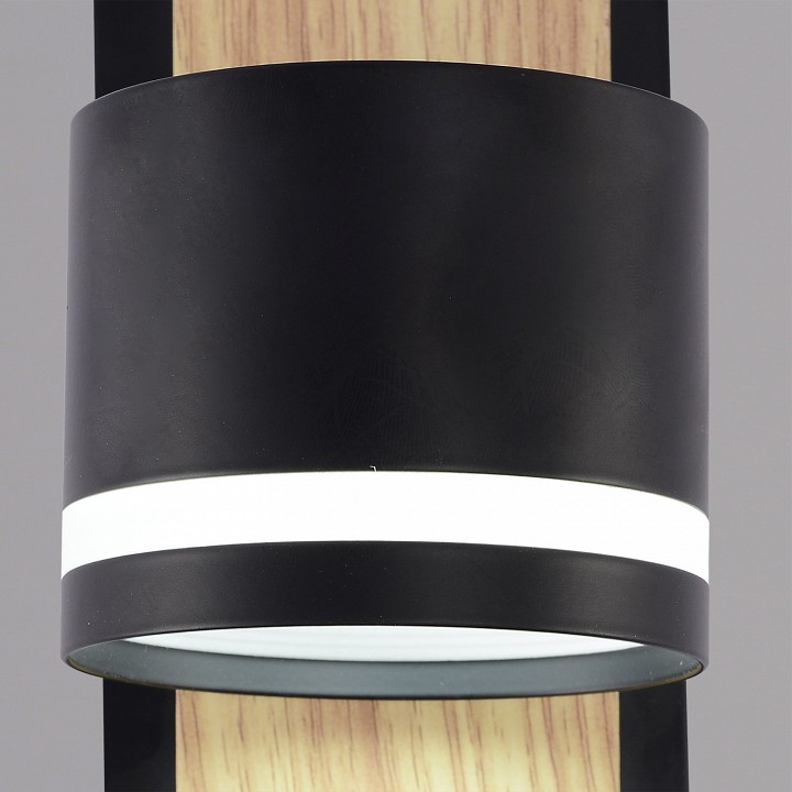 Бра De City 22540-0.2-01 BK+WOOD