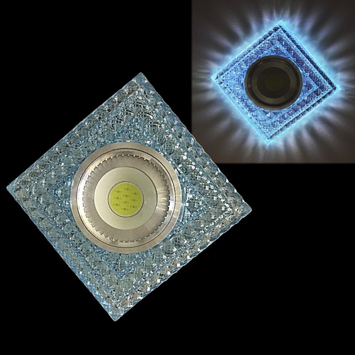 Встраиваемый светильник  42197-9.0-001PL MR16+LED3W LBL