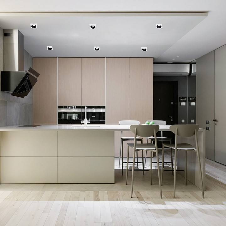 Встраиваемый светильник Reluce 51612 51612-9.0-001MN MR16 WH+BK